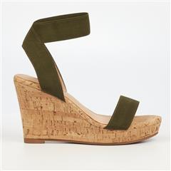 BUTTERFLY FEET OLIVE DEBRA1 WEDGES