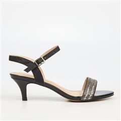 BUTTERFLY FEET BLACK NIA1 SANDAL HEELS