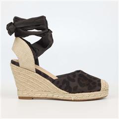 MISS BLACK BLACK JOJO3 WEDGES