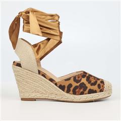 MISS BLACK TAN JOJO3 WEDGES 