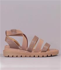 FROGGIE STONE STRAPPY WEDGE SANDAL - 12304 