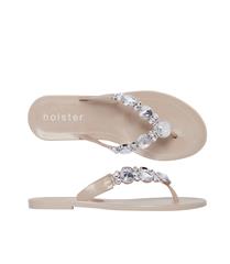 HOLSTER CHAMPAIGNE EMBELLISH SANDALS