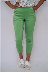 JOLIE GREEN ANKLE GRAZER PANTS