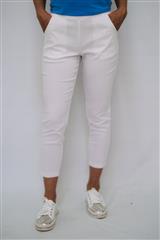 JOLIE WHITE ANKLE GRAZER PANTS