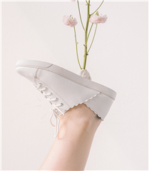 JULZ WHITE CHLOE SNEAKER 