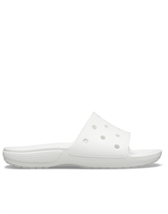 CROCS WHITE CLASSIC SLIDES