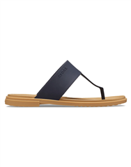 CROCS BLACK TAN TULUM FLIP FLOP