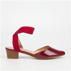 BUTTERFLY FEET RED SLING2 LOW HEEL