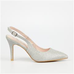 BUTTERFLY FEET SILVER LEXI3 SLING BACK HEEL