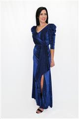 ROSELLA ROYAL BLUE SHIMMER DRESS