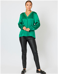 HAMMOCK AND VINE BLACK WET LOOK PANTS