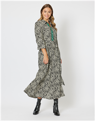 GORDON SMITH ANIMAL PRINT MAXI DRESS