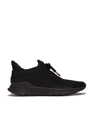 FIT FLOP ALL BLACK VITAMIN FFX KNIT SNEAKER