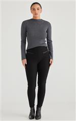 BRAVE AND TRUE BLACK JETSETTER PANTS