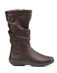 HOTTER CHOCOLATE DERRYMORE LEATHER BOOTS
