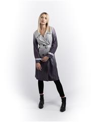 JOLIE GREY OMBRE MIA COAT