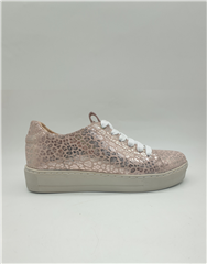 ANGEL SOFT CINDY METALLIC ANIMAL PRINT LEATHER - PINKLEO