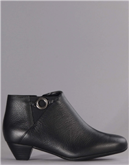 FROGGIE BLACK ANKLE BOOT