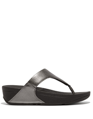 FIT FLOP PEWTER LULU LEATHER SANDAL