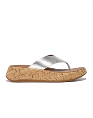 FIT FLOP  SILVER F-MODE FLATFORM SANDAL