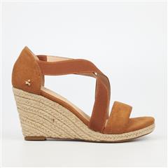 BUTTERFLY FEET TAN DRAYCO10 WEDGE