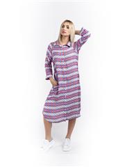 JOLIE PINK PURPLE PRINTED DRESS 