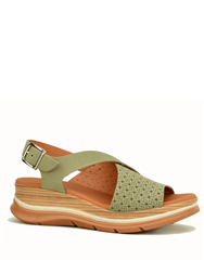 PAULA URBAN AUQUA VELCRO STRAP WEDGE