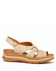 PAULA URBAN STONE BUCKLED WEDGE