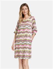 GERRY WEBER MULTICOLOUR BALLOON SLEEVE DRESS