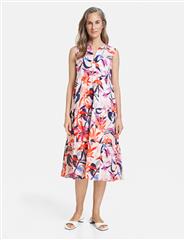 Gerry Weber Multicolour Abstract Floral Print Midi Dress