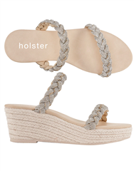 HOLSTER BEIGE TIARA ESPADRILLE WEDGE