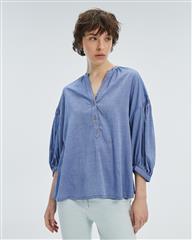 ANDAM BLUE BELL SLEEVE BLOUSE 