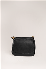 ITALIAN LEATHER BLACK HANDBAG