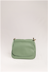  ITALIAN LEATHER GREEN HANDBAG