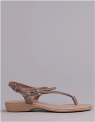 FROGGIE STONE LEATHER SHOE STRING THONG SANDAL