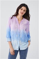 FDJ MULTICOLOUR LONG SLEEVE GARMENT DYE SHIRT