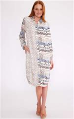 YARRA TRAIL PATCHWORK SHIRT DRESS