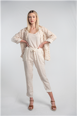 MADE IN ITALY BEIGE PATTERN JACKET 