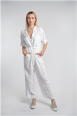 MADE IN ITALY WHITE JUMPSUIT