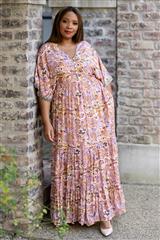 MASTIK PINK MULTI PRINT DRESS