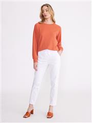 YARRA TRAIL WHITE PULL-ON JEAN 