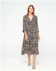 ONESEASON NAVY MULTI COSTA BRAVA MIA DRESS 