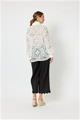 HAMMOCK & VINE WHITE DUSK LACE SHIRT 