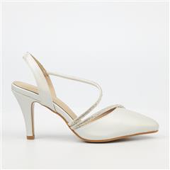 BUTTERFLY FEET WHITE CIENA1 HEELS