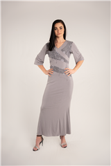 JOLIE GREY BELLA DRESS 