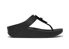 FIT FLOP BLACK FINO RESIN-LOCK SANDAL