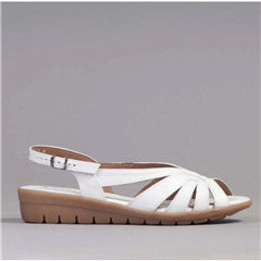 FROGGIE WHITE SLINGBACK SANDAL