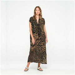ONESEASON KHAKI LA PAZ FLO DRESS FLO 