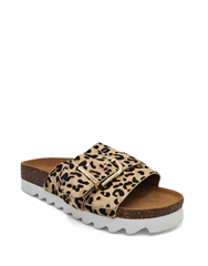 JULZ LEOPARD LOGAN SANDAL