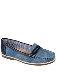 SOFT STYLE DENIM JAMESE MOCASSIN LOAFER